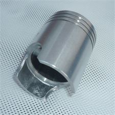 PÍST LEVÝ - 350ccm  - 58,25 - (1 VÝBRUS) - (ČEP 16mm,KROUŽEK 2,0mm) - ČESKÁ VÝROBA ALMET